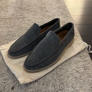 Loro Piana Summer Walks Charcoal Grey Sz 41